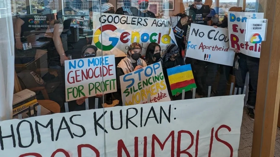 Google zwolniło pracowników w ramach kary za protesty