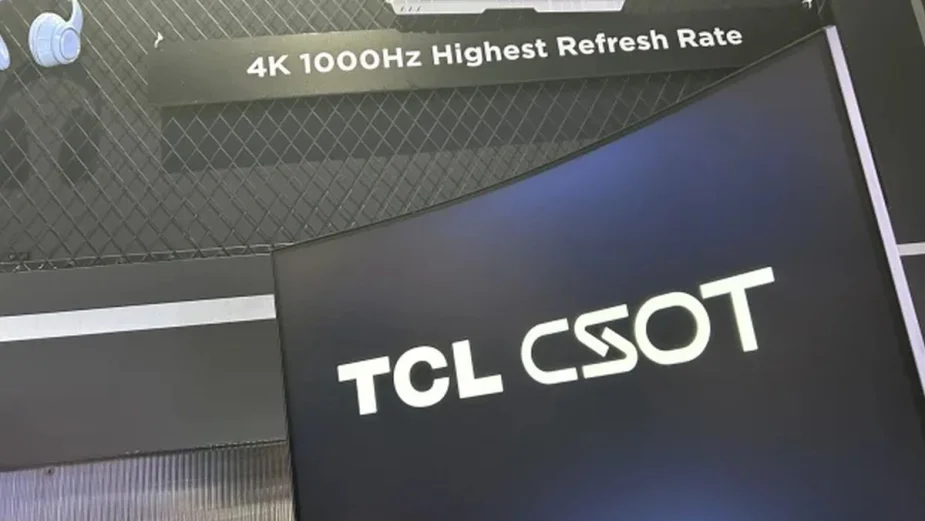 TCL prezentuje monitor 4K 1000 Hz. Tak, tysiąc herców.