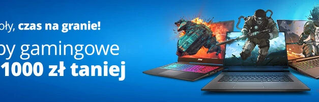 Koniec szkoły. Czas na granie! Sprawdźcie promocję na laptopy w 1.pl