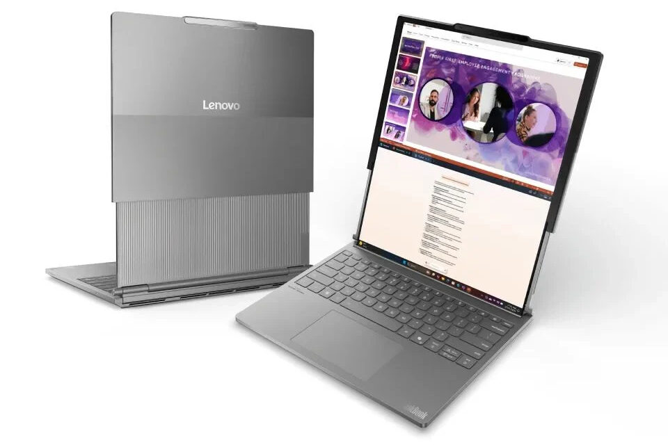 Lenovo tworzy laptopa z rozwijanym ekranem