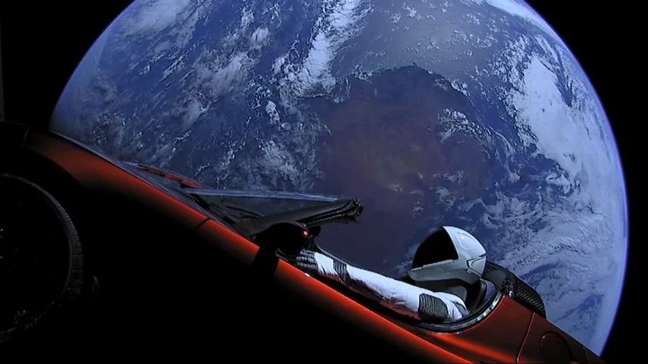 Tesla Roadster pomylona z… asteroidą