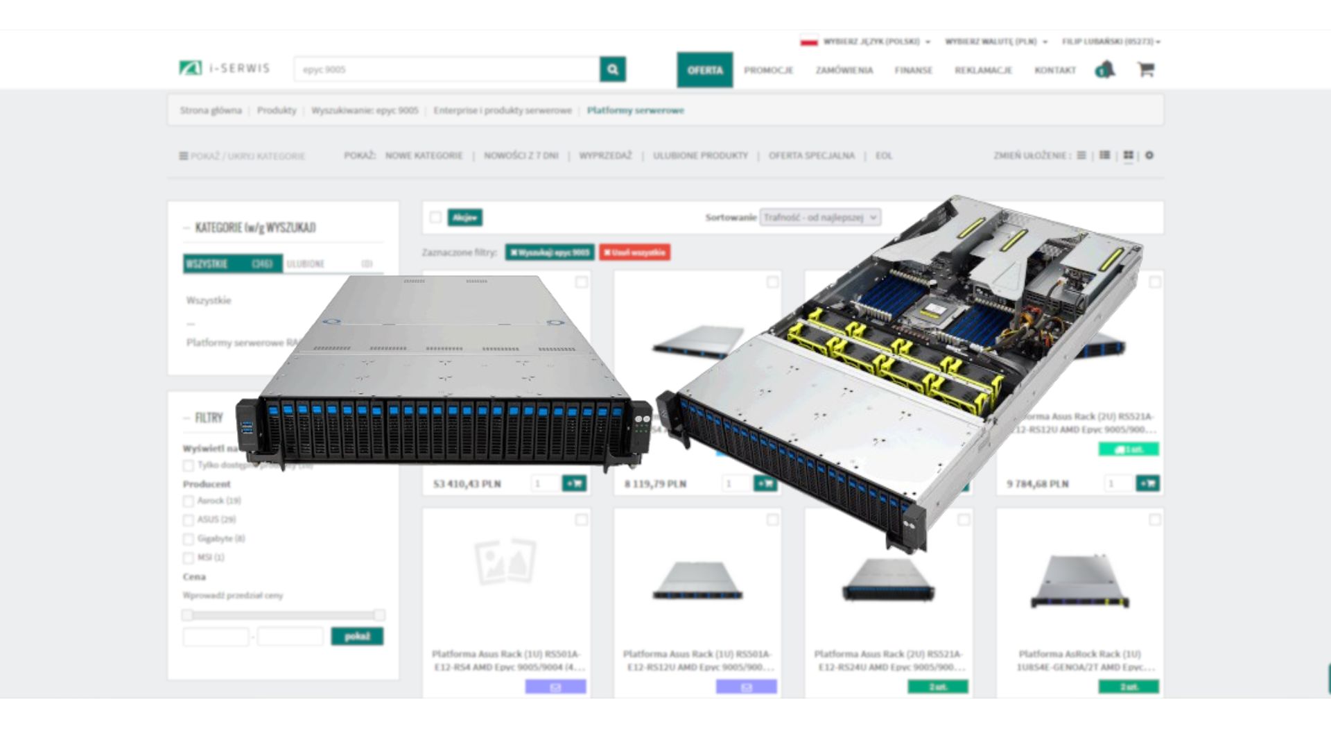 Serwery oparte o AMD EPYC™ 9005 trafiają do oferty ACTION S.A.