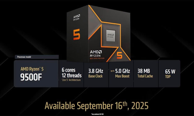 Ryzen 5 9500F – AMD prezentuje nowy procesor