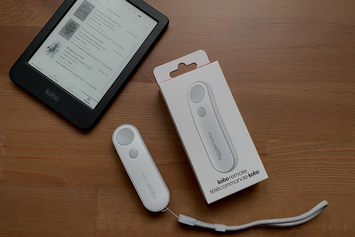 Pilot do zmiany stron