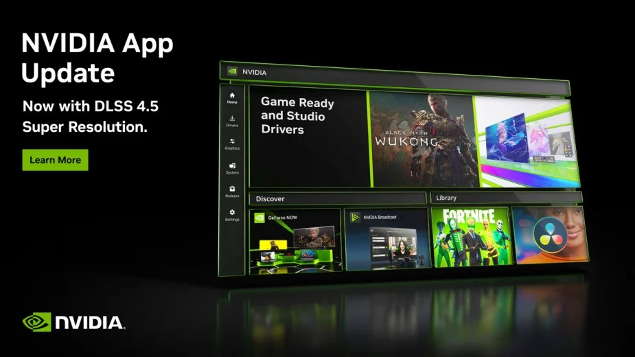 DLSS 4.5 już jest – nowość w NVIDIA App