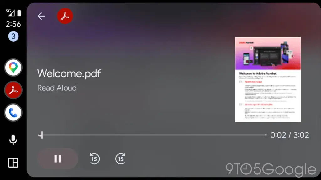 Adobe Acrobat trafi do… Android Auto